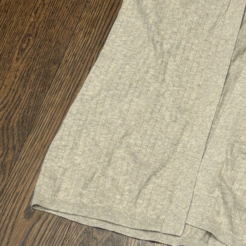One Grey Day Ribbed Duster Cardigan Sweater - Picture 3 of 8